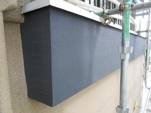 外壁模様吹付け 続編｜豊田市の外壁塗装・屋根塗装・塗り替え｜中村 