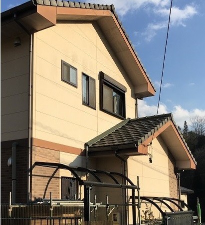 外壁サイディング コーナー部分クリア仕上げ 豊田市木瀬町 豊田市の外壁塗装 屋根塗装 塗り替え 中村塗装 中村ペンキ